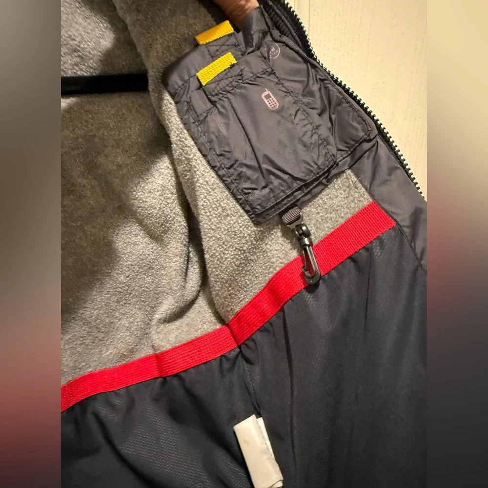 Gap Kids Puffer Jacket Black Hooded Snow Jacket Fleece‎ Lined Insulated